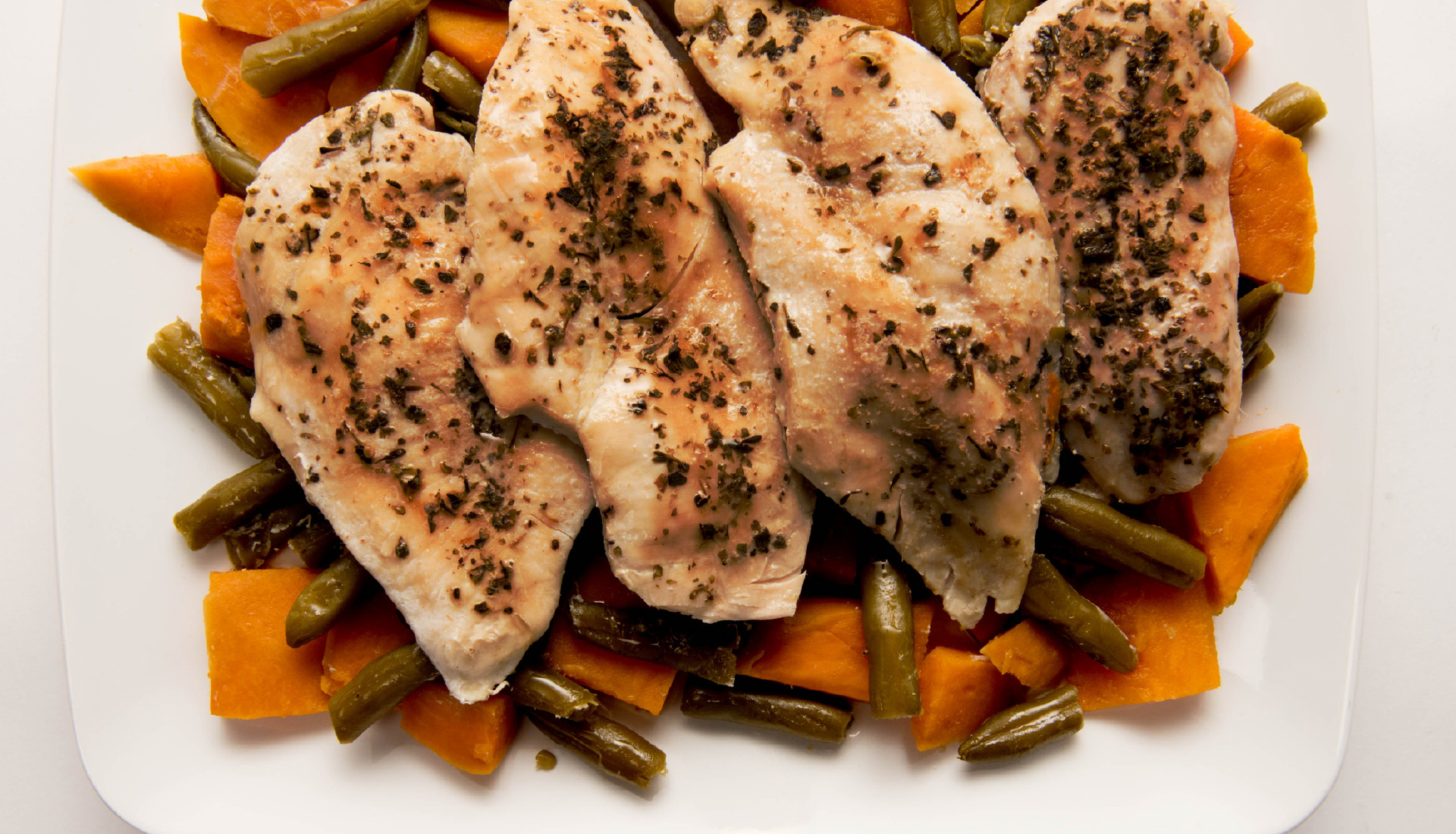 Chicken, Sweet Potato, and Green Bean Packets Happy Healthy