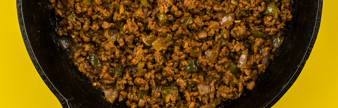 Easy Sloppy Joes in a skillet.