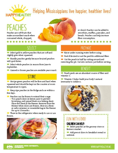 Download HappyHealthy Peaches Newsletter (4045)