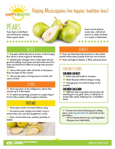 Download HappyHealthy Pears Newsletter (4046)