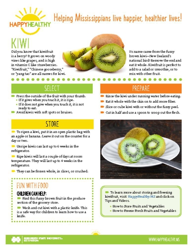 Download HappyHealthy Kiwi Newsletter (P4044)