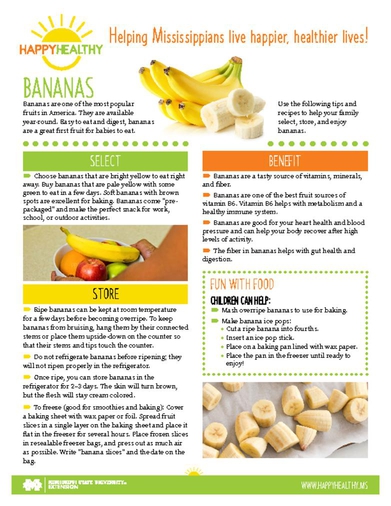 Download HappyHealthy Bananas Newsletter (P4041)