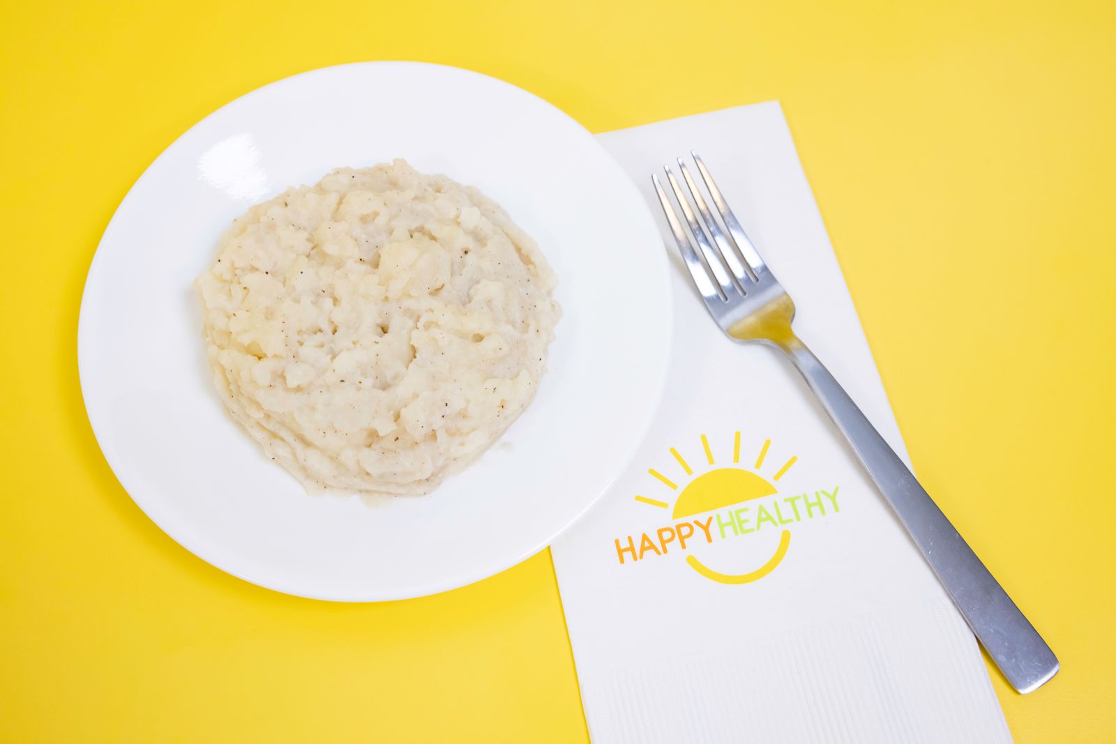 a plate ofCanned Mashed Potatoes