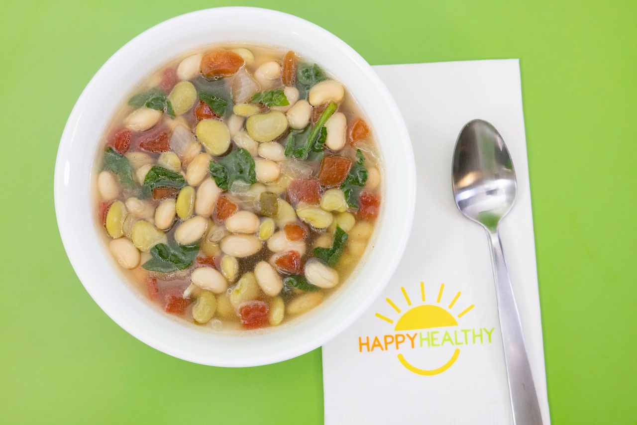 A bowl of White Bean Soup
