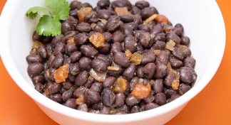 A bowl of Southwestern Black Beans