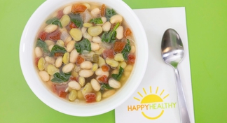 A bowl of White Bean Soup