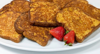 A plate of Pumpkin French Toast