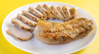 A platter of Slow Cooker Pork Loin