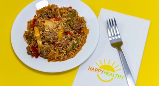 A plate of Taco Rice