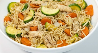 A bowl of Ramen Chicken Teriyaki