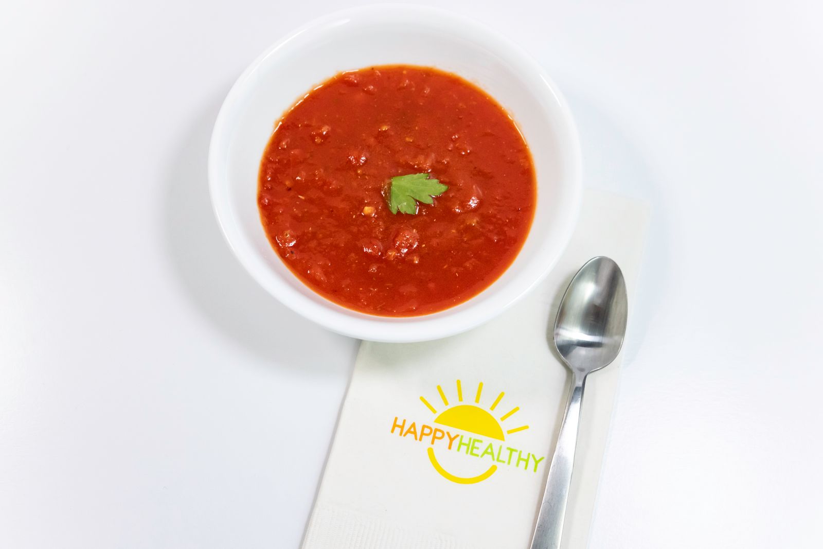 a bowl of Zesty Tomato Soup