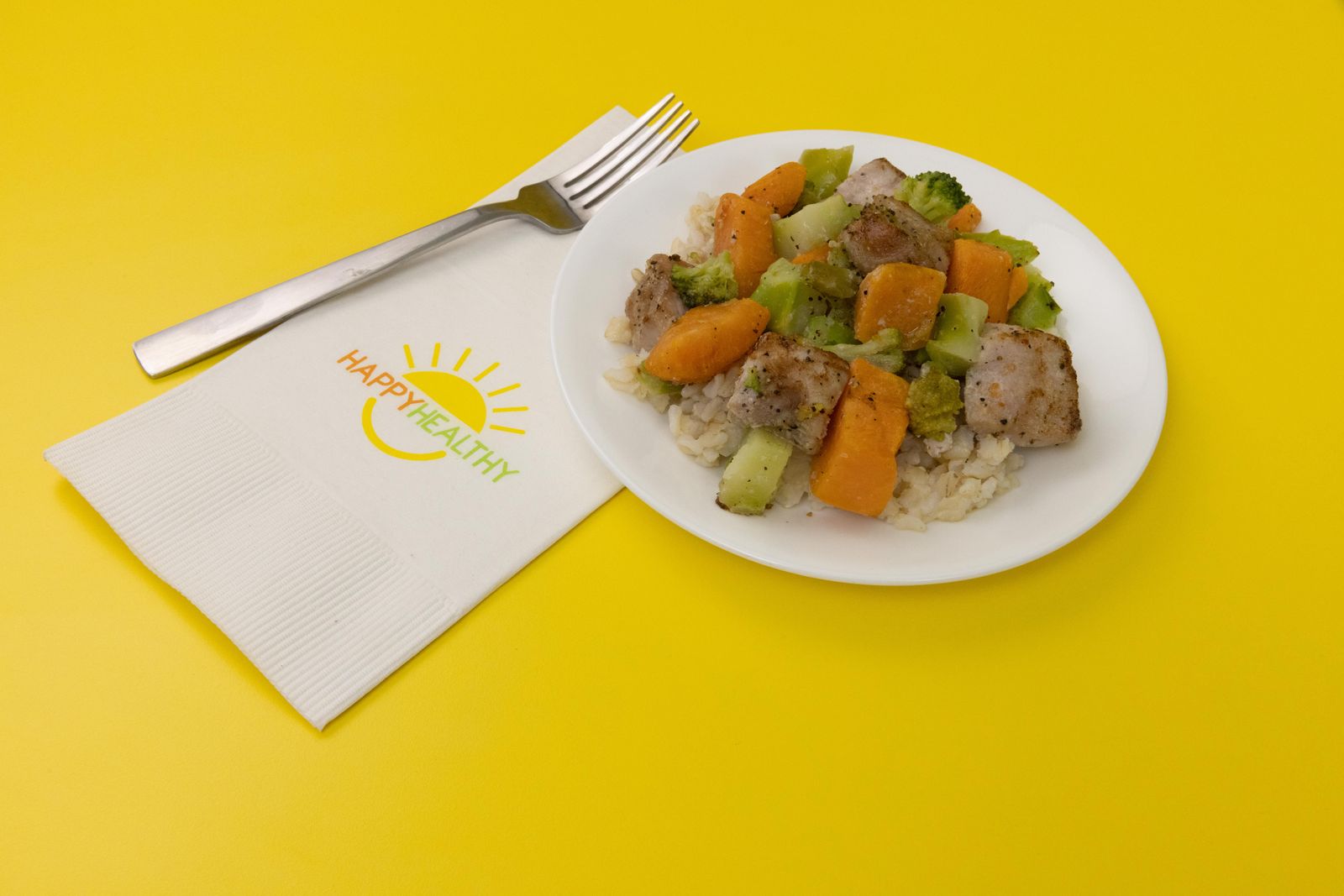 A plate of Baked Italian Pork & Vegetables